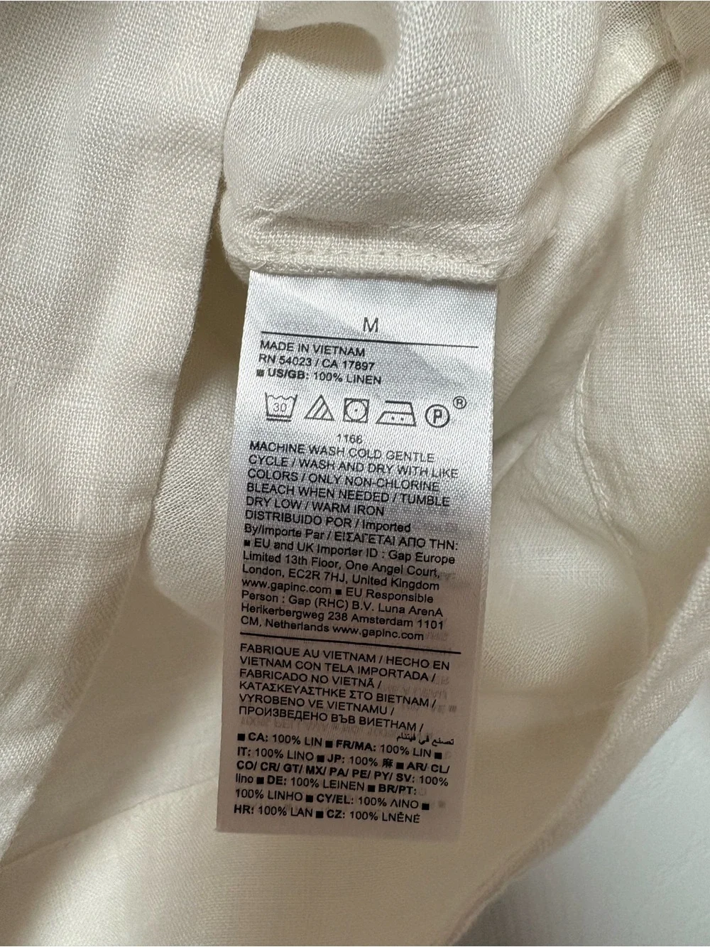 NWT Banana Republic Linen Peasant Blouse